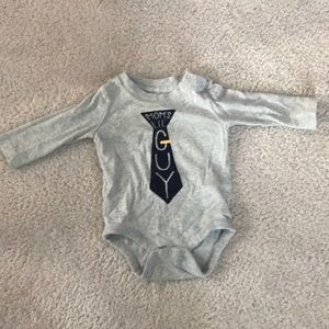 Gap baby boys 3-6 months long sleeved onesie